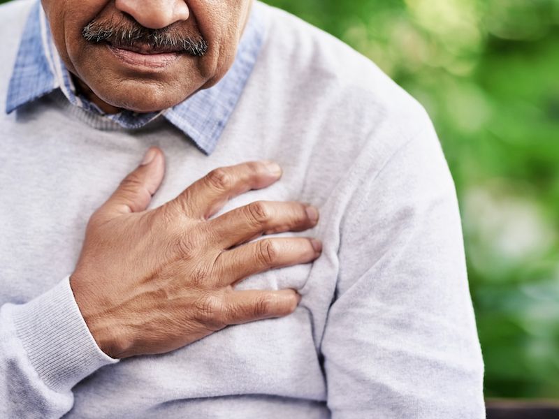Man with cardiac condition also suffering from hearing loss.